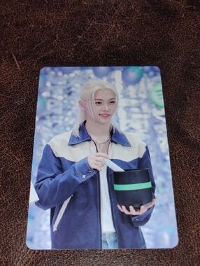 Felix from Stray Kids Version B (or "Boom" version) photocard